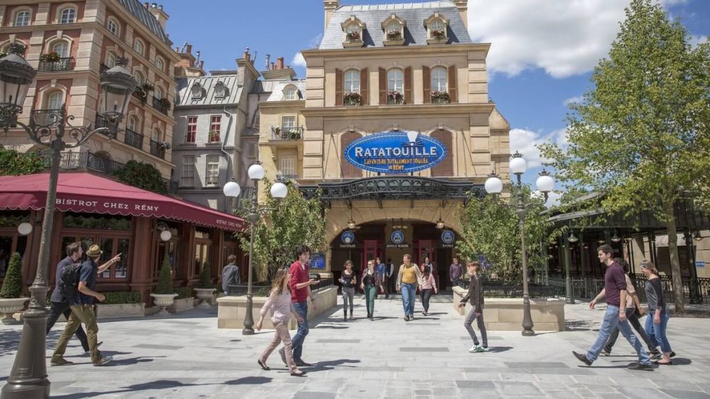 Atraccion Ratatuille en parque Walt Disney Studios de Disneyland Paris