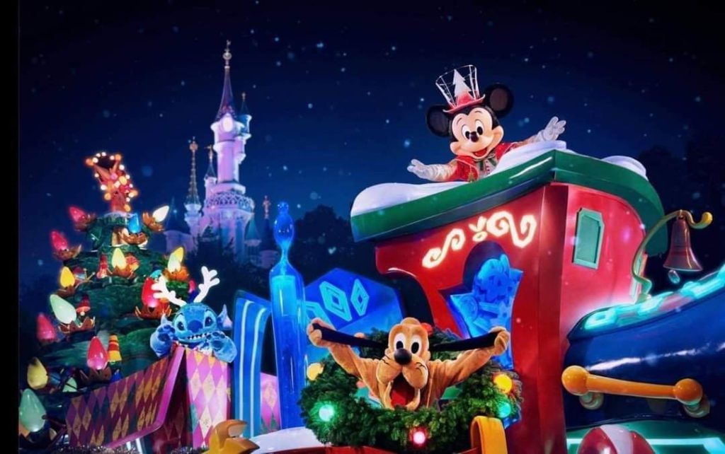 Desfile de Navidad en Disneyland Paris